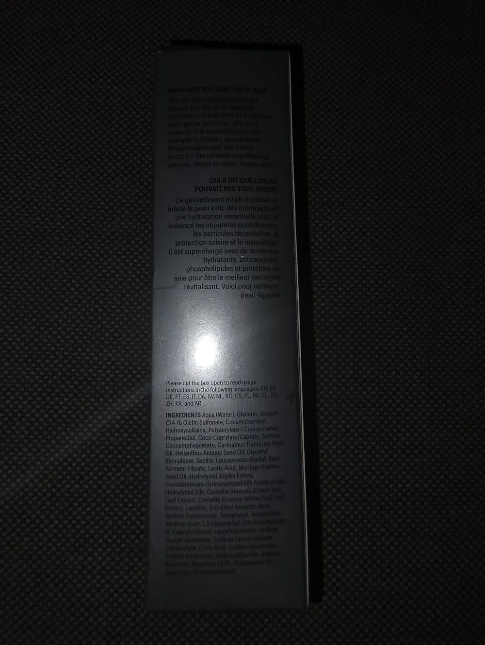 Allies of Skin FIRE! NIB! Molecular Silk Amino Hydrating Cleanser in 100ml.